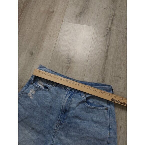 American Eagle Jean Shorts Distressed Lot Blue Denim Size 2 - Picture 4 of 10